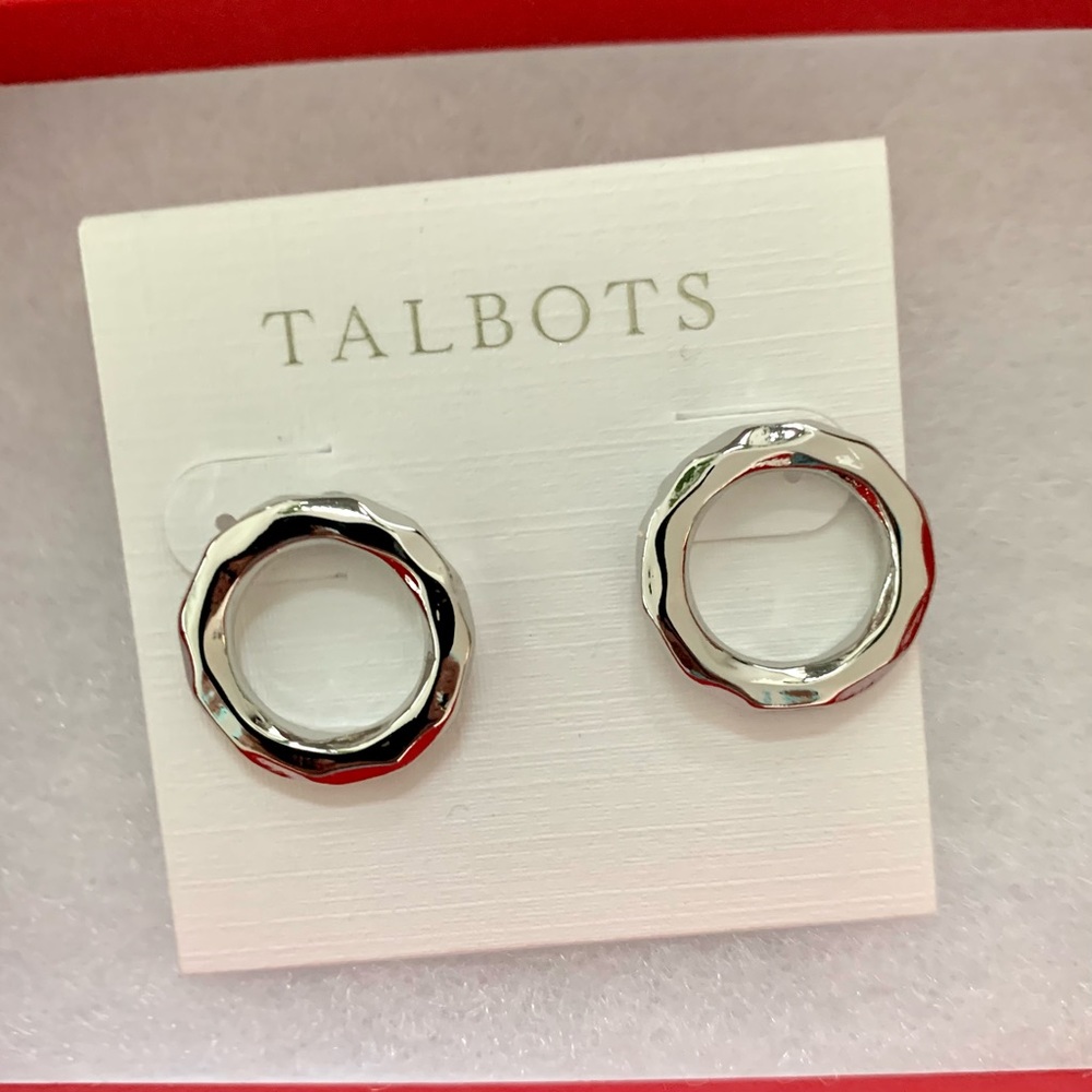 Talbot Silver Earrings Round